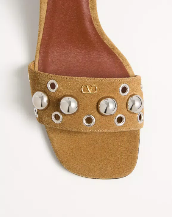 Valentino Nellcôte Crust Leather Sandal 60Mm - Image 3